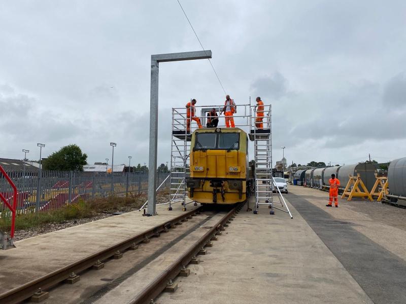 Train and Tamper Rolling Roof Gantries 